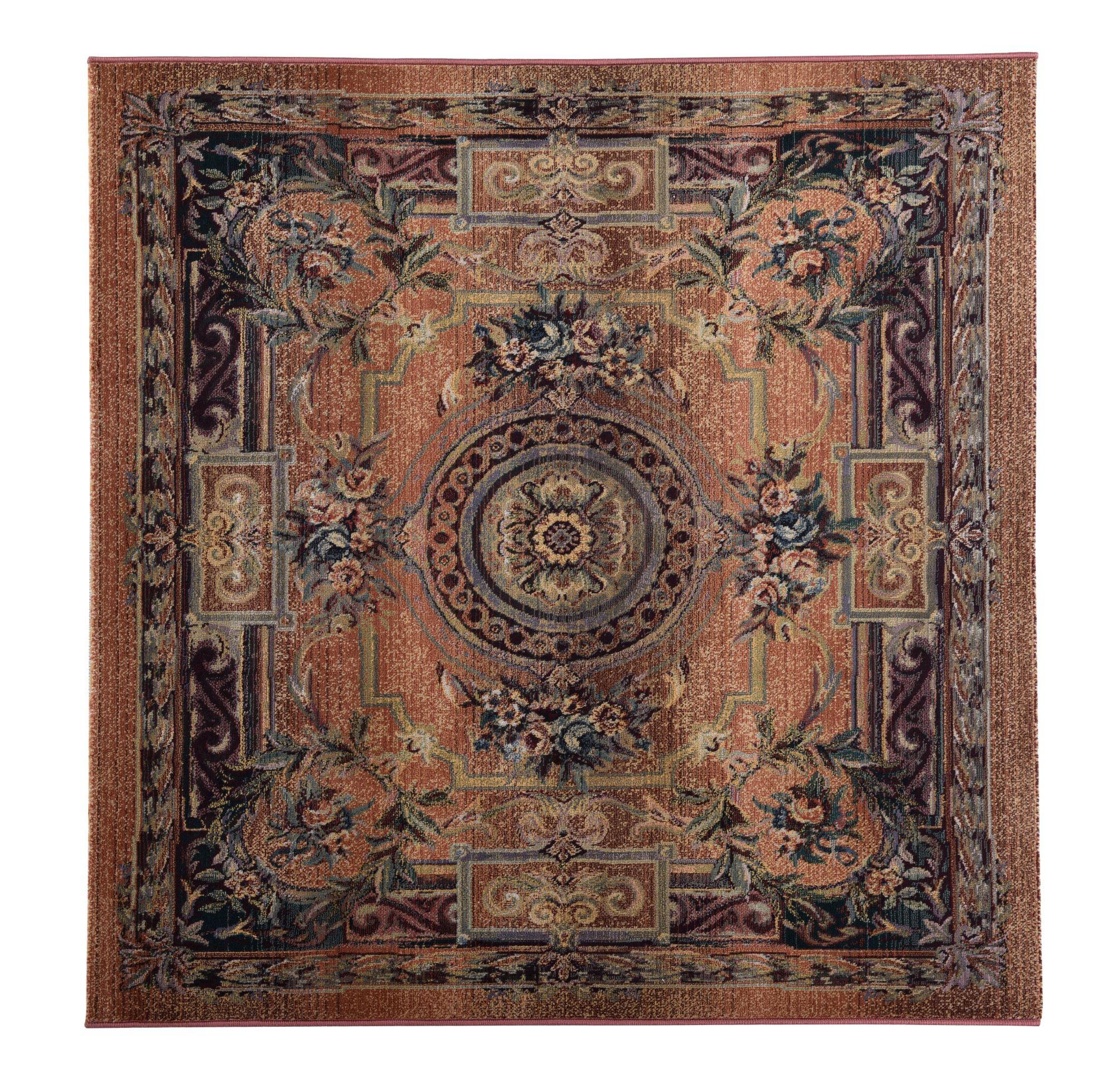 WEBTEPPICH Gabiro 856 160x160 cm - Rostfarben, Textil (160/160cm) - THEKO