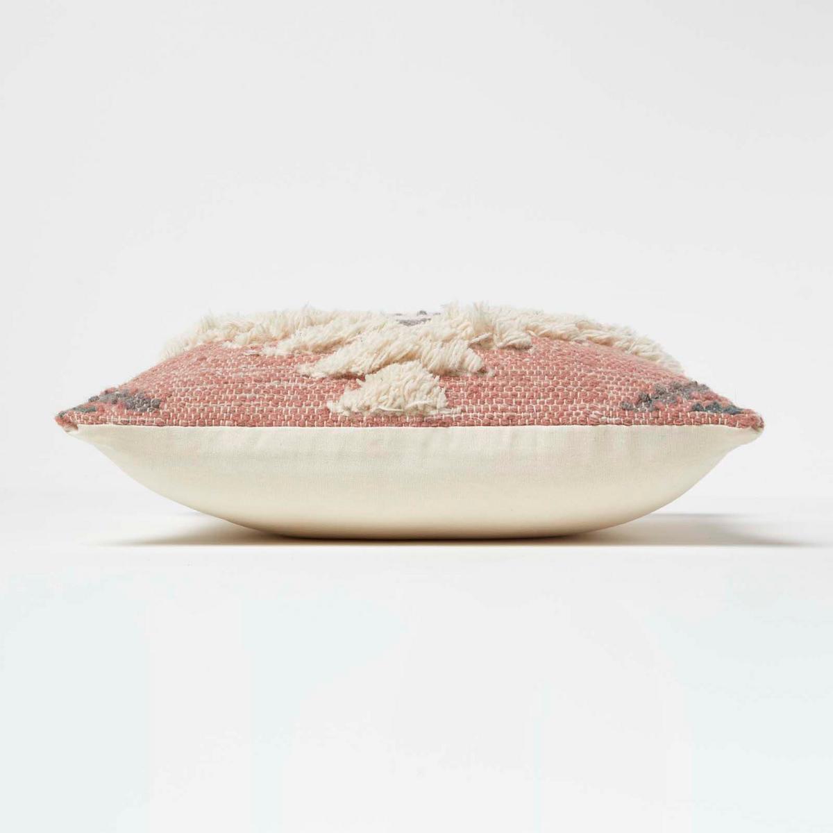 KELIM-KISSEN Pali 45/45 cm - Rosa, Textil (45/45cm) - Homescapes
