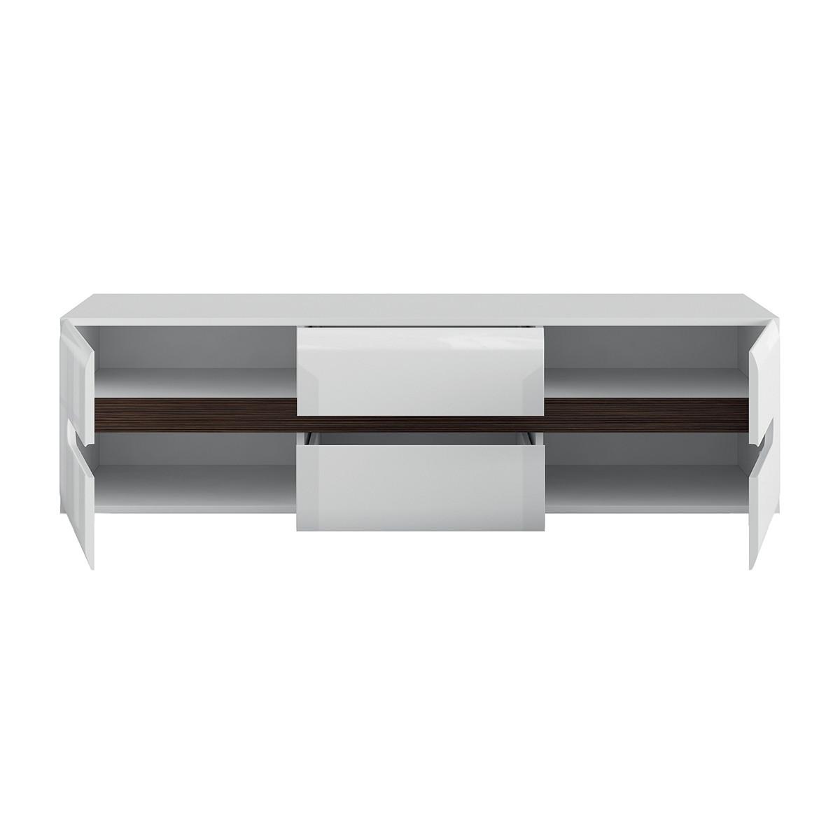 TV-MÖBEL Darrel Weiß - Weiß, Holzwerkstoff (150/43/47cm) - Petits-meubles