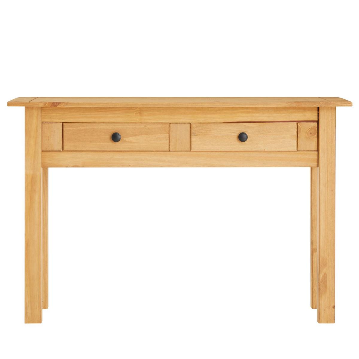 KONSOLENTISCH CANCUN gebeizt/gewachst - Kieferfarben, Holz (41/110/72cm) - CARO-Möbel