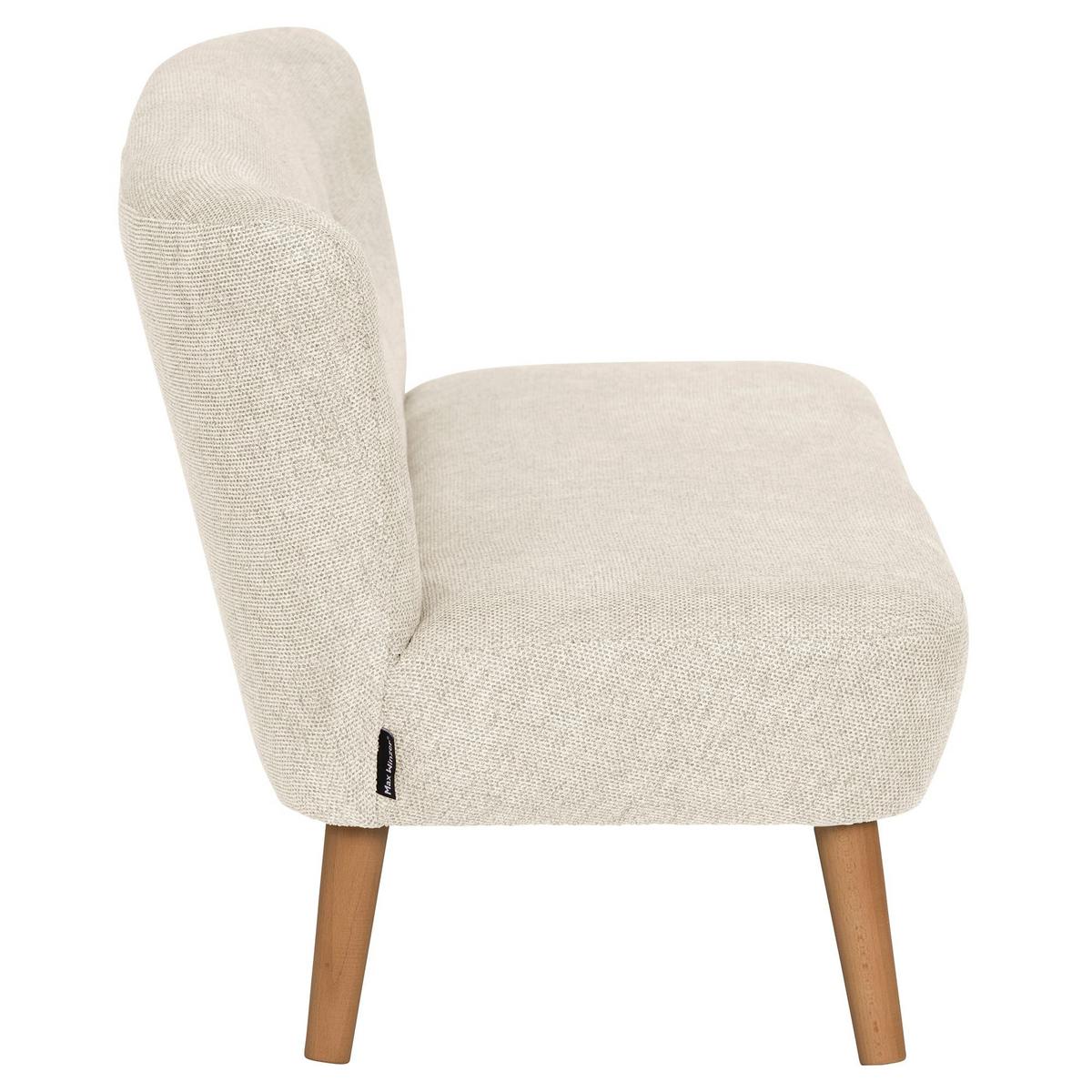 KINDERSOFA 2-Sitzer Katya Flachgewebe creme - Creme, Kunststoff (97/54/50cm) - 58aufmkessel