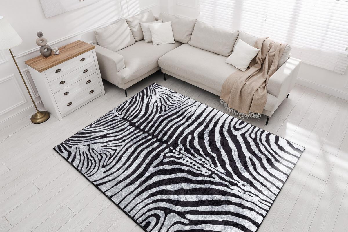 TEPPICH Miro 120/170 cm - Schwarz, Textil (120/170cm) - rugsX
