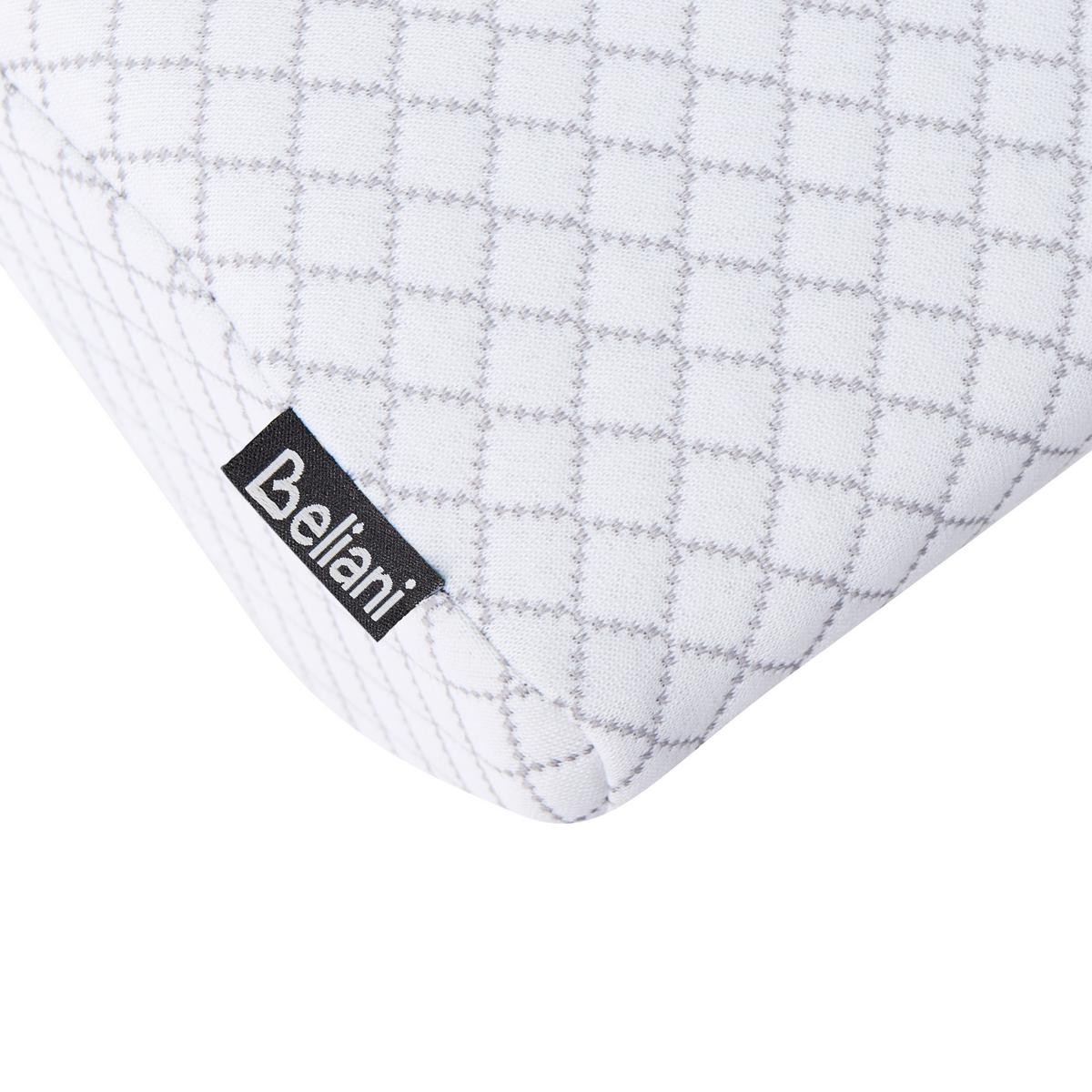 KOPFKISSEN Weiß 30/50 cm Elgon - Weiß, Textil (50/30cm) - Beliani