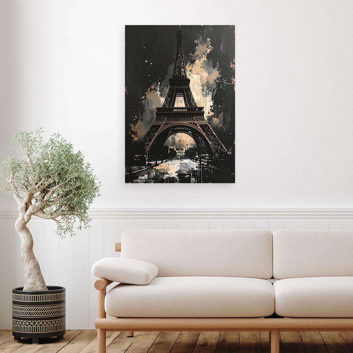 LEINWANDBILD Städte & Architektur 40x60cm - Schwarz, Textil (40/60cm) - Feeby