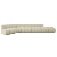 ECKSOFA modulares Sofa Brilo-L2 - 471x174x70 cm Beige - Beige, Holzwerkstoff/Textil (471/174cm) - ALTDECOR