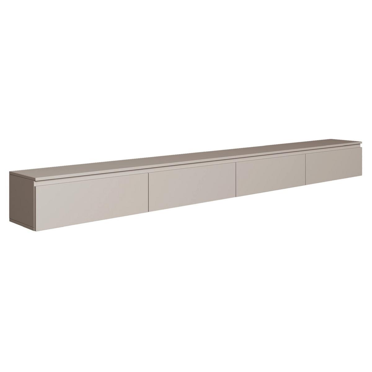 TV-LOWBOARD Bemmi hängend Kaschmirgrau 300/30/30 cm - Kaschmir, Holzwerkstoff (300/28.4/31.8cm) - Selsey