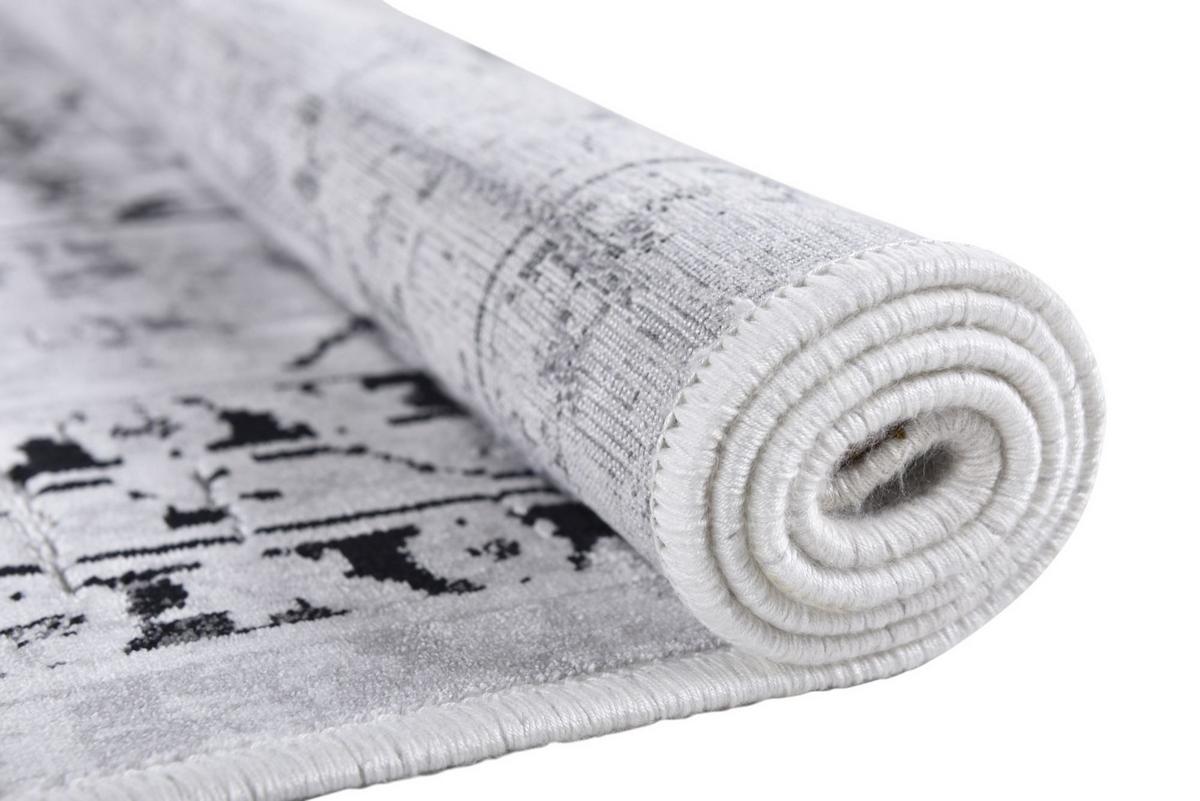 FLACHWEBETEPPICH Orelia 160x235 cm - Silberfarben, Textil (160/235cm) - Gino Falcone