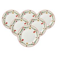 SPEISETELLER Holly bunt ø 27 cm 6er Set - Multicolor, Keramik (27cm) - Ritzenhoff Breker