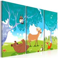 KUNSTDRUCK Bunt 90/60 cm - Multicolor, Textil (90/60cm) - KUNSTLOFT