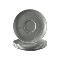 KOMBI-UNTERTASSEN Terra Perlgrau ø 16,1 cm 6er Set - Grau, Keramik (16.1cm) - Seltmann Weiden