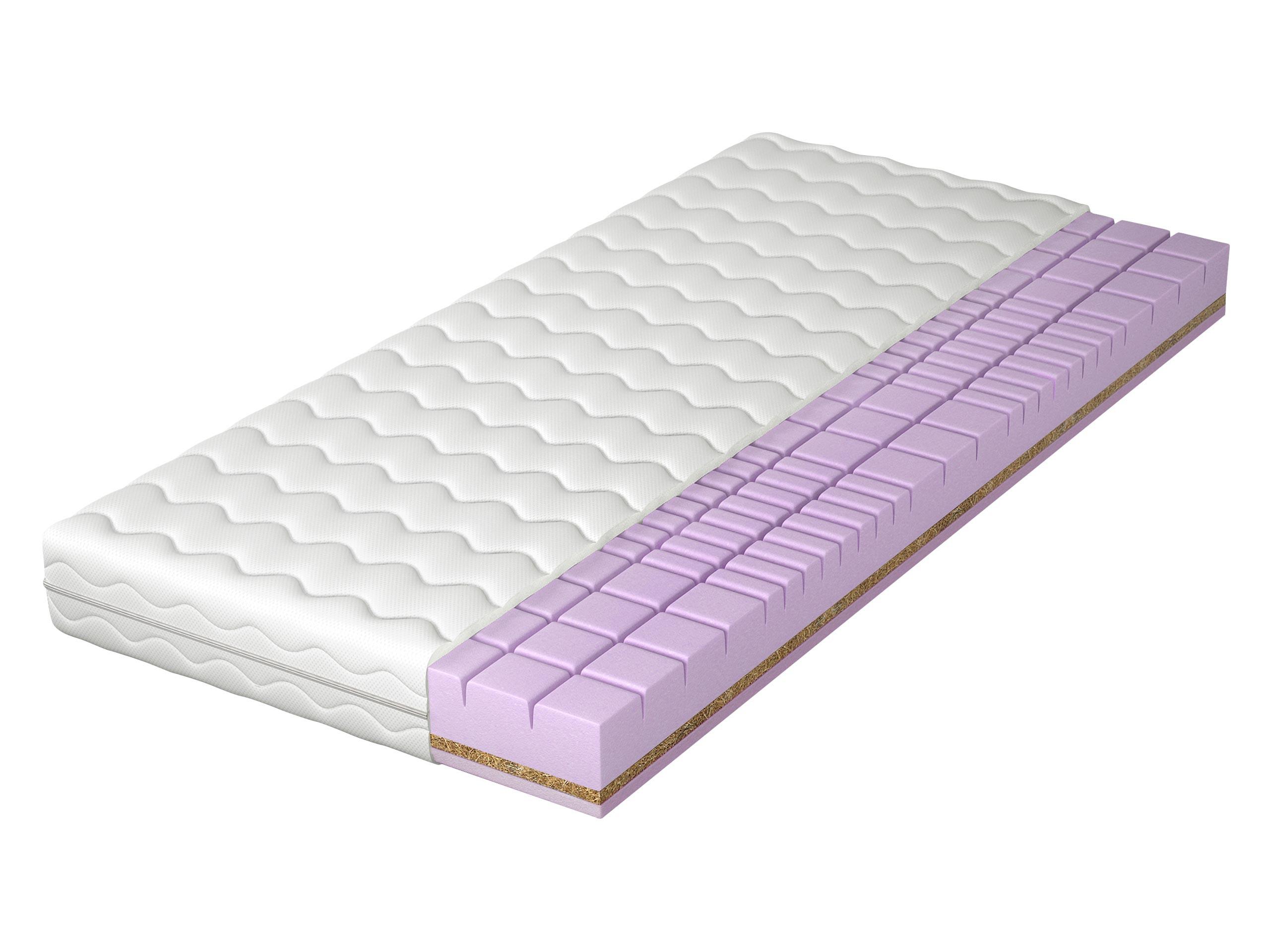 SCHAUMSTOFFMATRATZE Wenus 18 cm - Weiß, Textil (80/200cm) - MIRJAN24