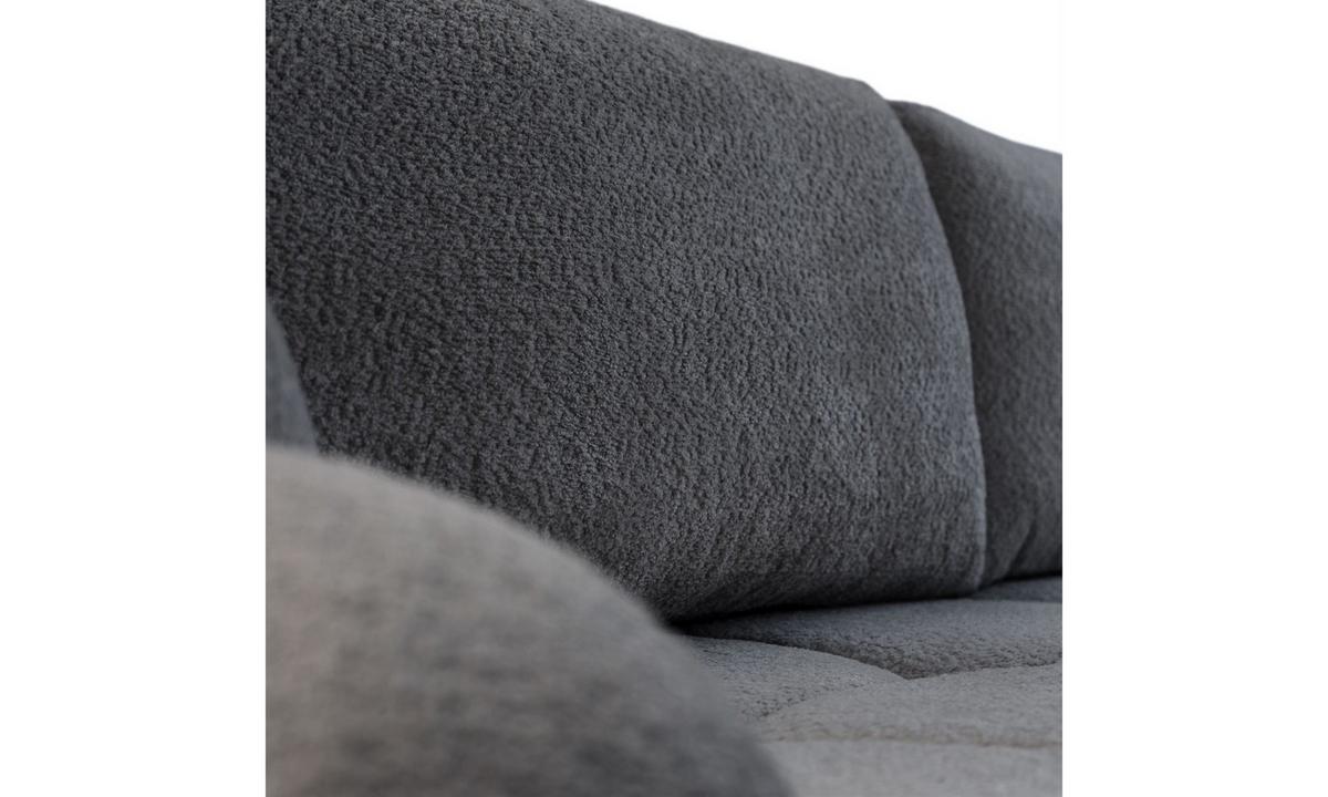 ECKSOFA MALIBU XL 275/150/87 cm Coral 80 - Anthrazit, Textil (275/150cm) - Lookway