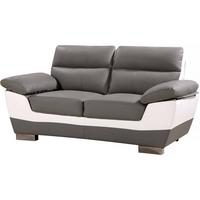 EINZELSOFA dallas Grau - Weiß, Textil (88/90/169cm) - Habitat Garten