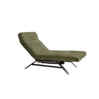 LIEGE MIT MOTORISCHER RELAXFUNKTION AMERIVA Dunkelgrün Velvet Relaxfunktion - Dunkelgrün/Silberfarben, Textil (80/110/158cm) - KAWOLA