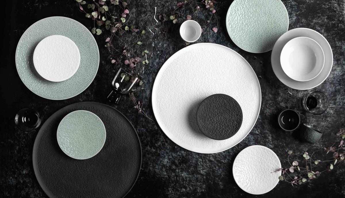 TELLER-SET Nori Home weiß 12-tlg. - Weiß, Keramik (2/2/2cm) - Seltmann Weiden