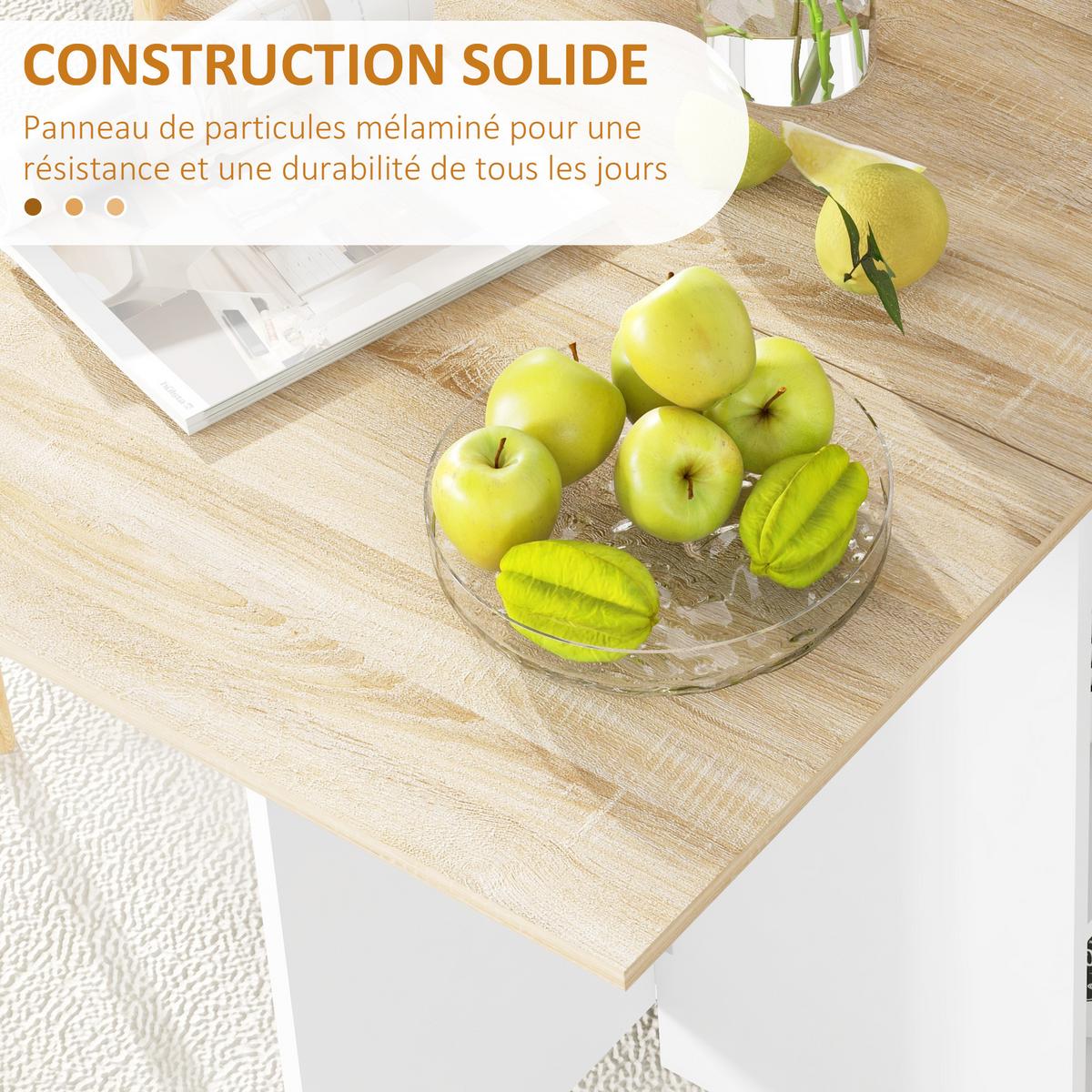 ESSTISCH Pylos 120/72/75 cm - Braun, Holz (120/72/75cm) - ZMH