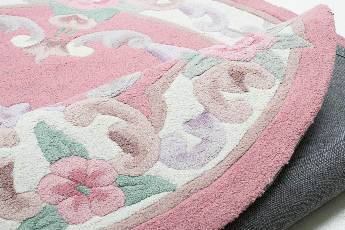 HANDTUFTTEPPICH Ming 120x170 cm - Rosa, Textil (120/170cm) - THEKO