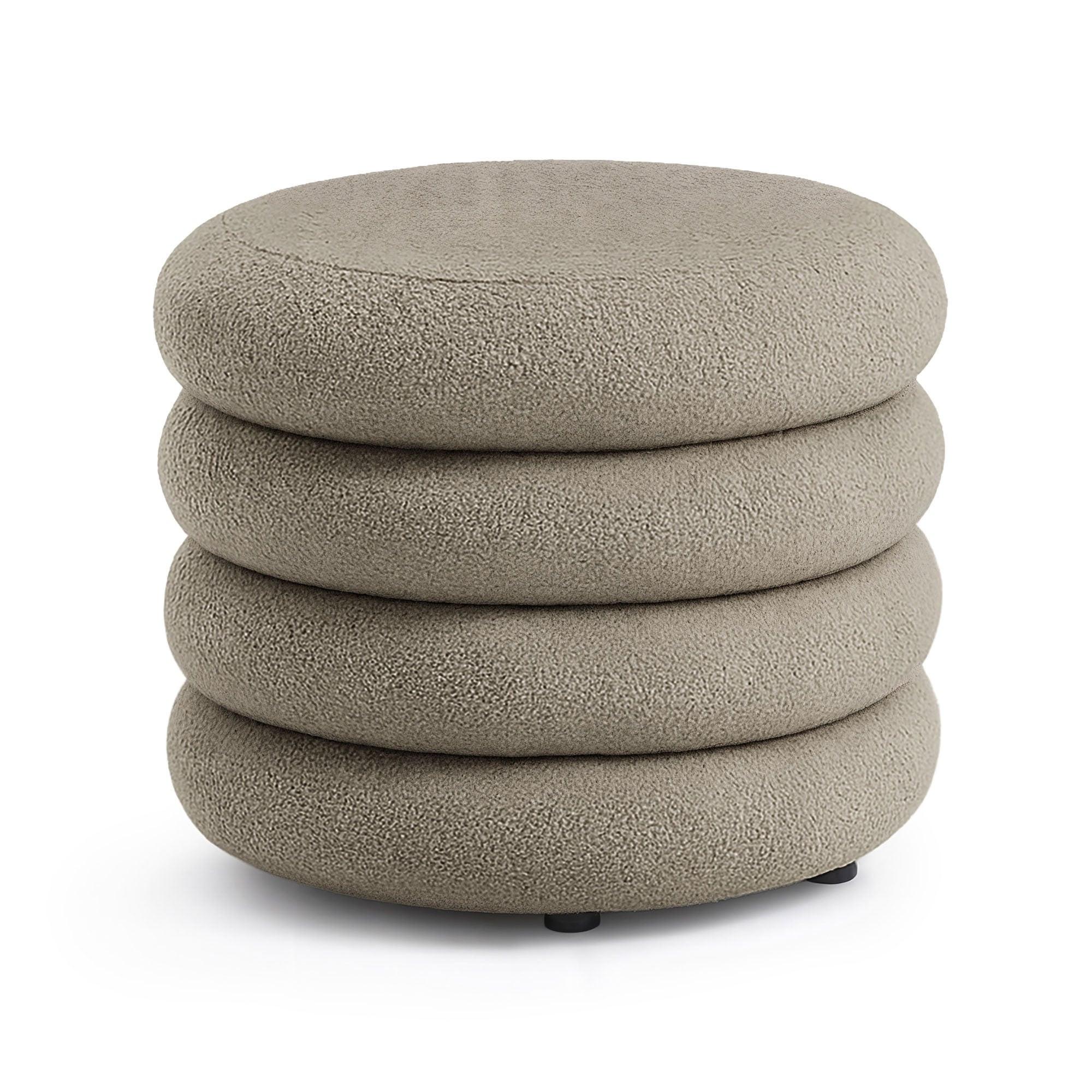 POLSTERHOCKER mit Stauraum Olive - Olivgrün, Textil (55/45/55cm) - RAUMHIRSCH FURNITURE