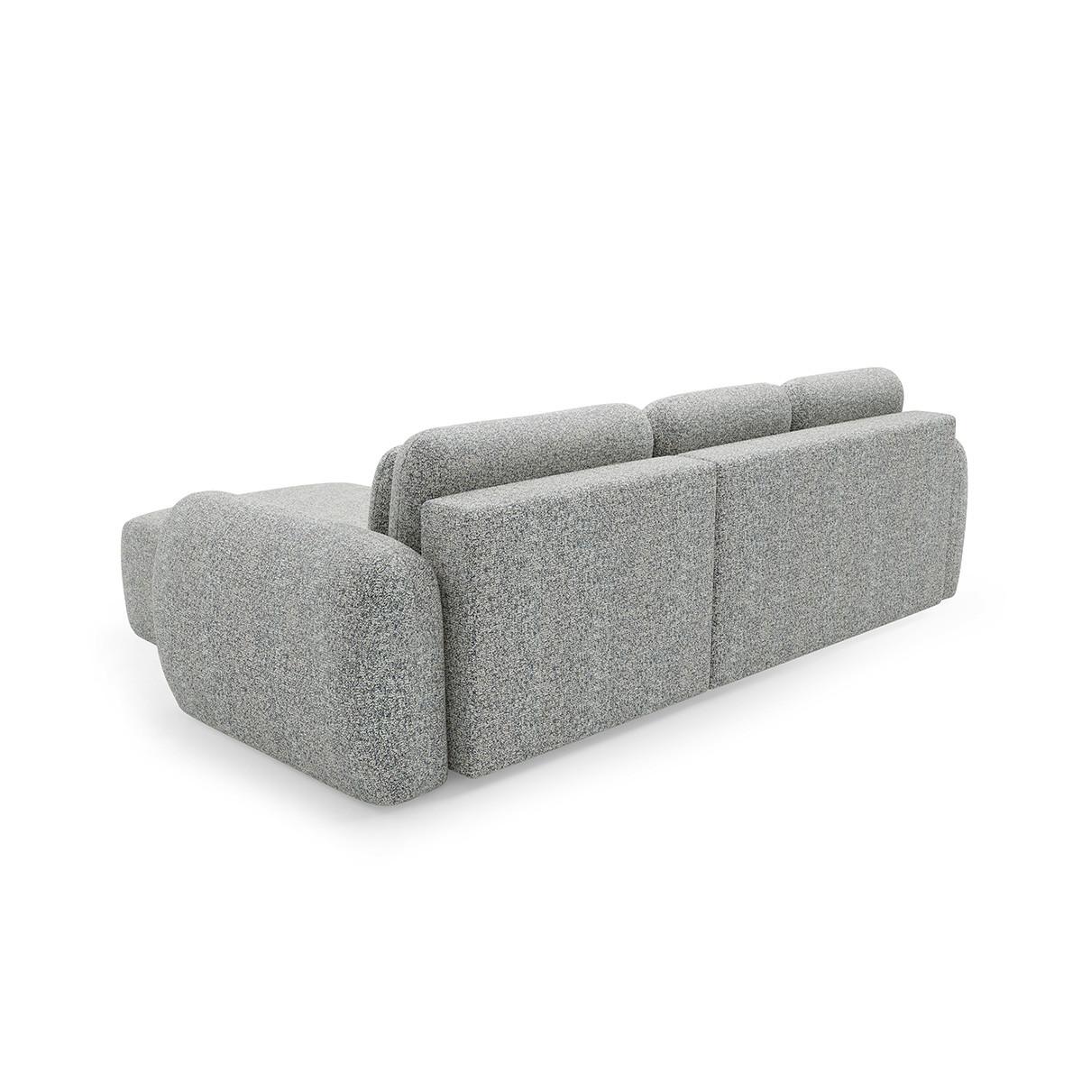 ECKSOFA Carmela 3 Sitzplätze Grau - Grau, Holz (304/190cm) - Petits-meubles