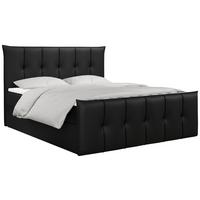 BOXBETT PREMIUM 11 140/200 Schwarz Kunstleder - H3 - Schwarz, Holz/Textil (140/200cm) - MKS