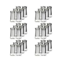 SALZ- & PFEFFERSTREUER Basic transparent-silber 120 ml 36-tlg. - Transparent/Silberfarben, Glas/Metall (6/12.5/12cm) - Ritzenhoff Breker