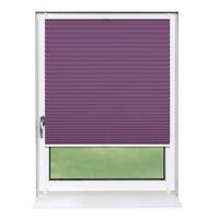 PLISSEE Basic 75 x 210cm Klemmfix ohne Bohren - Lila, Textil (75/210cm) - Deco-Raum