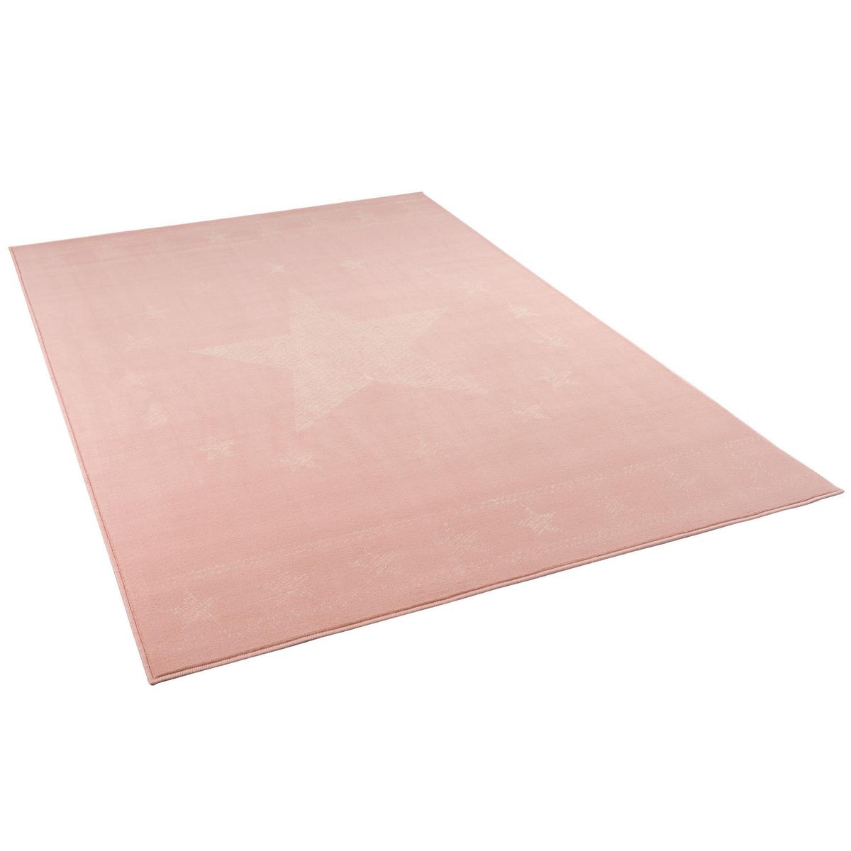 KINDER UND JUGEND TEPPICH TRENDLINE MODERN STARS - Rosa, Textil (185/270cm) - Pergamon