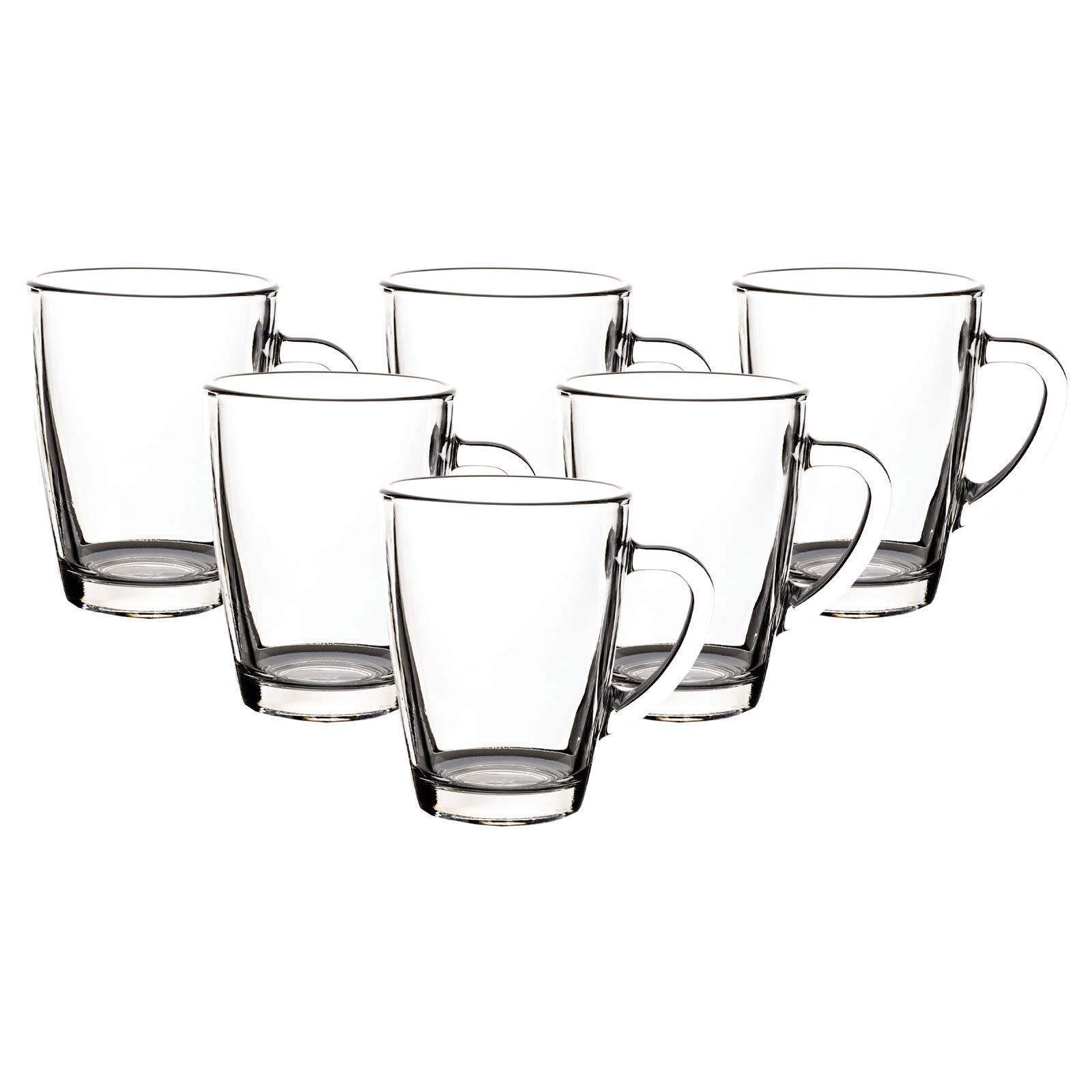 KAFFEEBECHER TEEBECHER Nordic transparent 300 ml 6er Set - Transparent, Glas (0.3L) - Van Well
