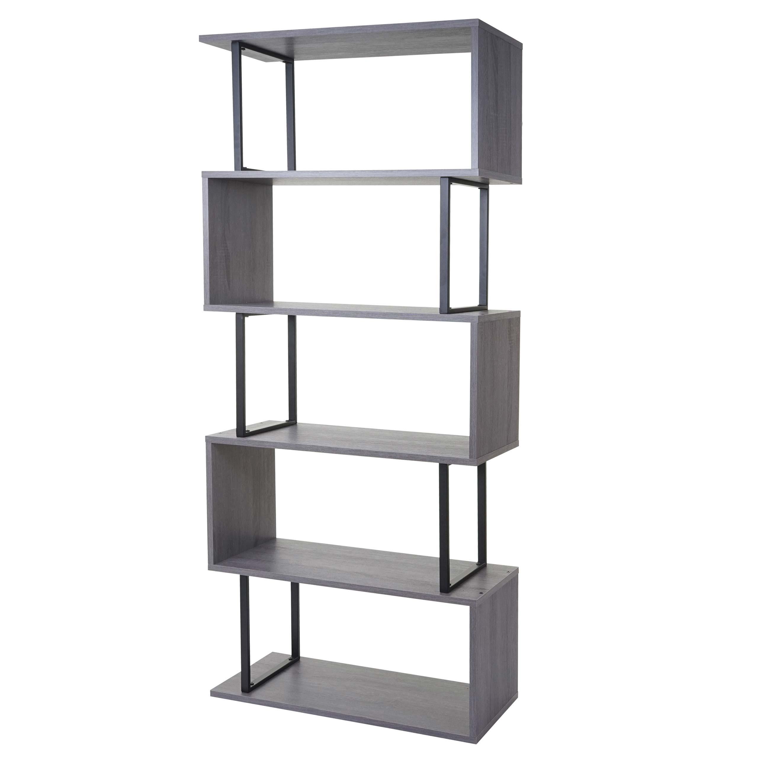 BÜCHERREGAL Grau - Grau, Holzwerkstoff (80/183/30cm) - MCW