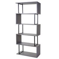 BÜCHERREGAL Grau - Grau, Holzwerkstoff (80/183/30cm) - MCW