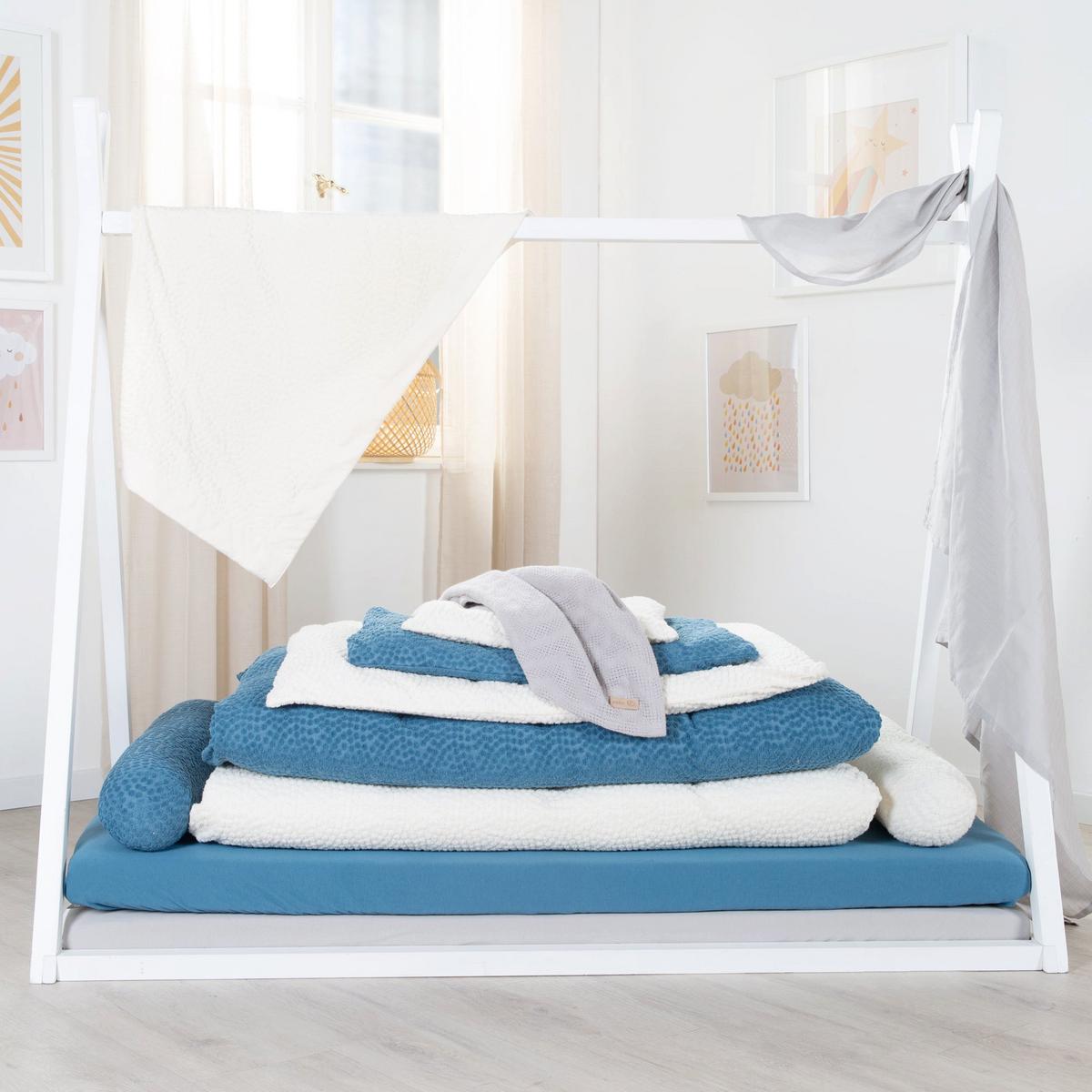 NESTCHEN Seashells indigo - Blau, Textil (170/4cm) - Roba