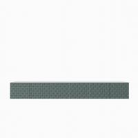 LOWBOARD ROVA 300/41/40 cm, Hängender TV-Schrank Weiß / Grün - Weiß/Grün, Holzwerkstoff (300/41/40cm) - MASSENO