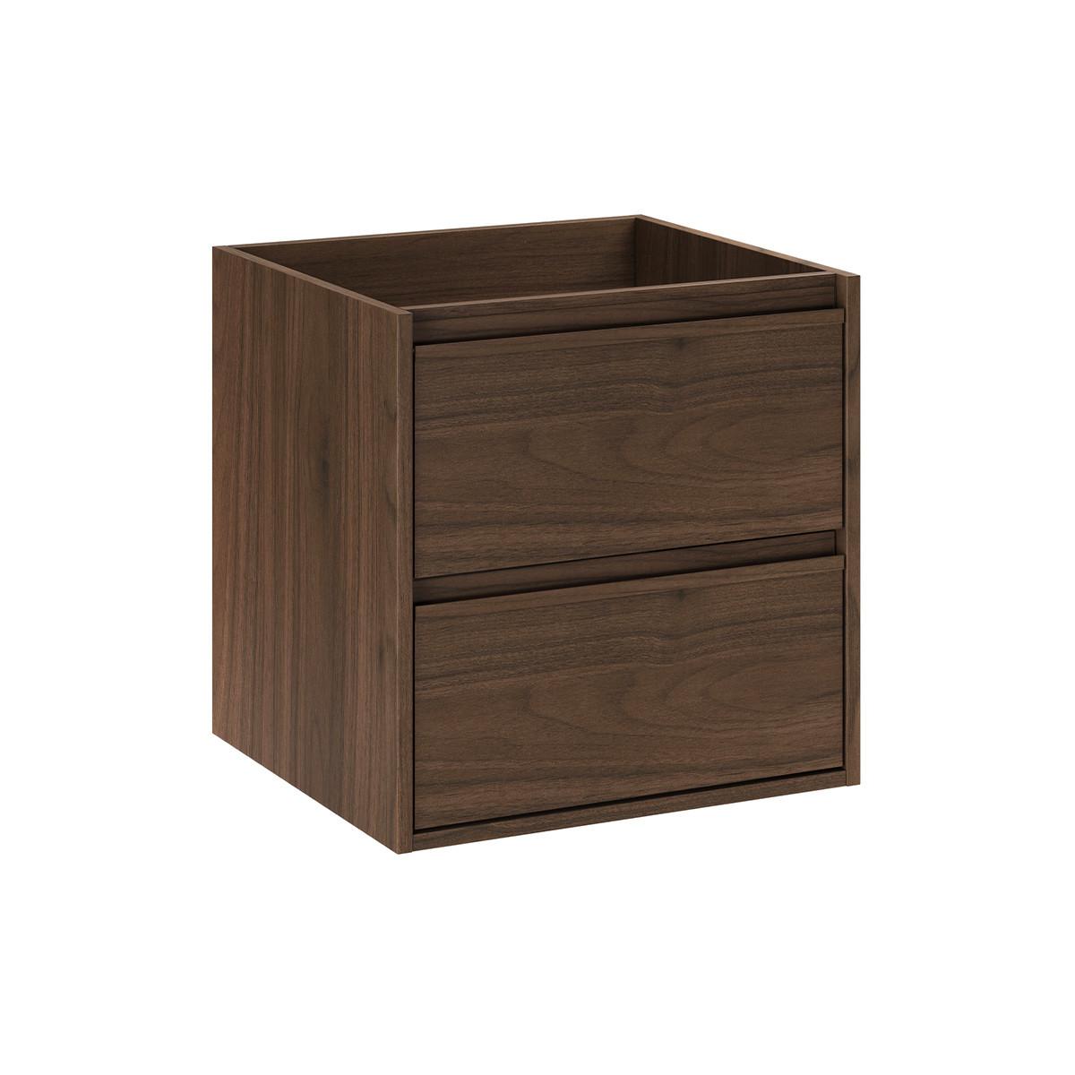 WASCHTISCHUNTERSCHRANK 50cm Edmé Holz - Dunkelbraun, Holzwerkstoff (50/50/46cm) - Petits-meubles