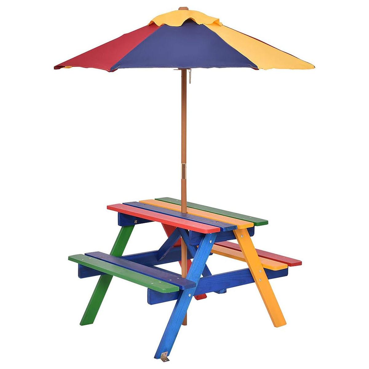 GARTENMÖBEL Set Farbe - Multicolor, Holz - COSTWAY