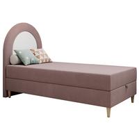 BOXBETT NEST 90/180 Rosa Struktur - H3 - Rosa, Holz/Textil (90/180cm) - MKS