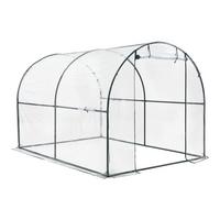 GEWÄCHSHAUS Grünwald - Transparent, Kunststoff (200/190/300cm) - [en.casa]