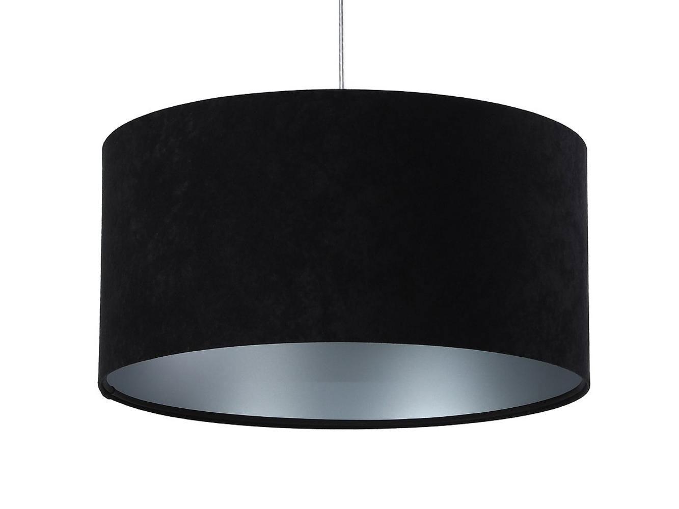 HÄNGELEUCHTE Schwarz 40/20 cm - Silberfarben/Schwarz, Kunststoff (40/0.6/20cm) - ONZENO