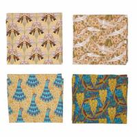 PATCHWORK-STOFFPAKET Art Déco IV – Fat Quarter 4er-Set, 100% Baumwolle - Multicolor, Textil (50/55cm) - Homescapes