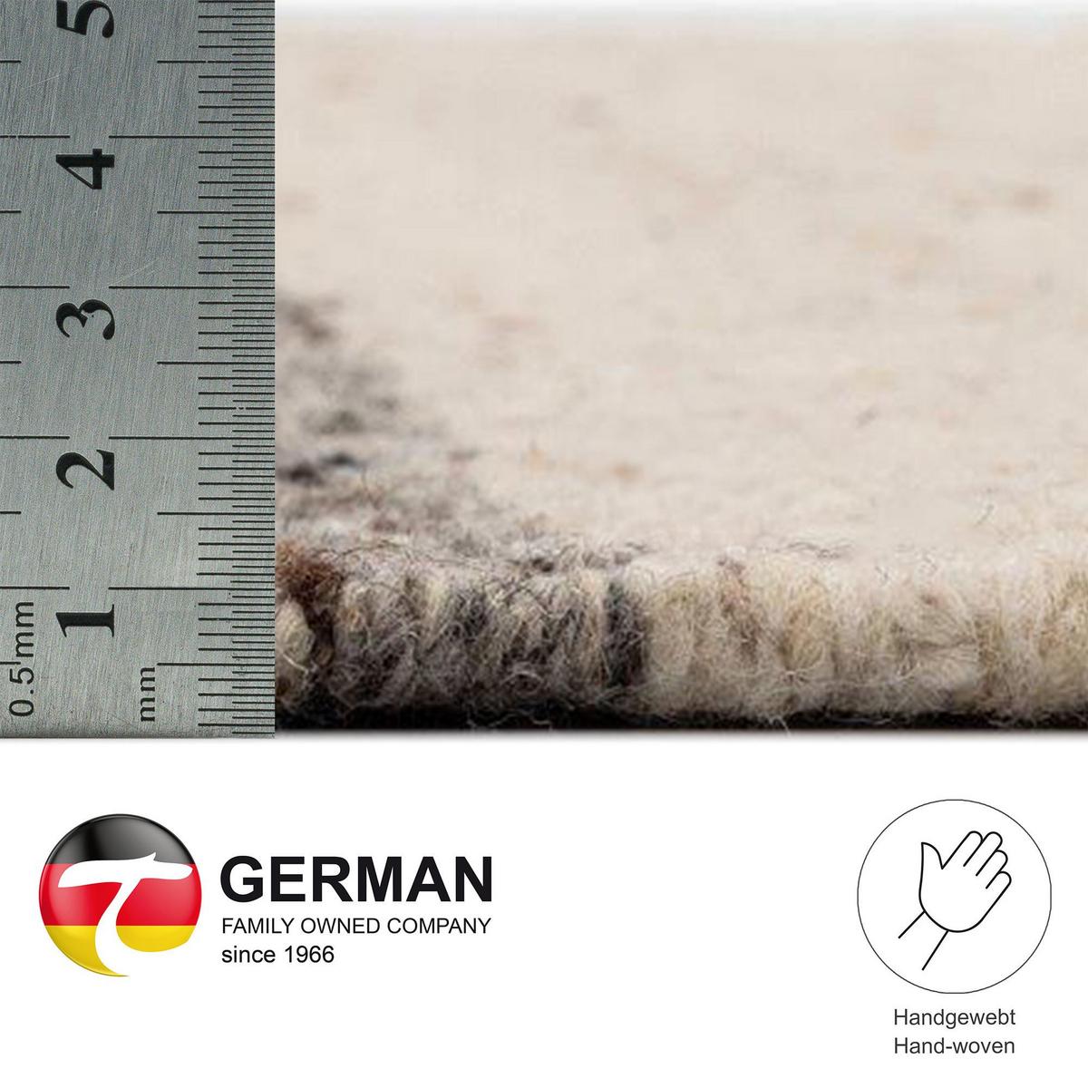 HANDWEBTEPPICH Ehrwald TK-155 Wendbar 120x180 cm - Beige, Textil (120/180cm) - THEKO