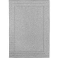 TEPPICH Outdoor VENTOUX in Grau, mit Bordüre, 240 x 340 cm - Grau, Textil (340/240cm) - KADIMA DESIGN