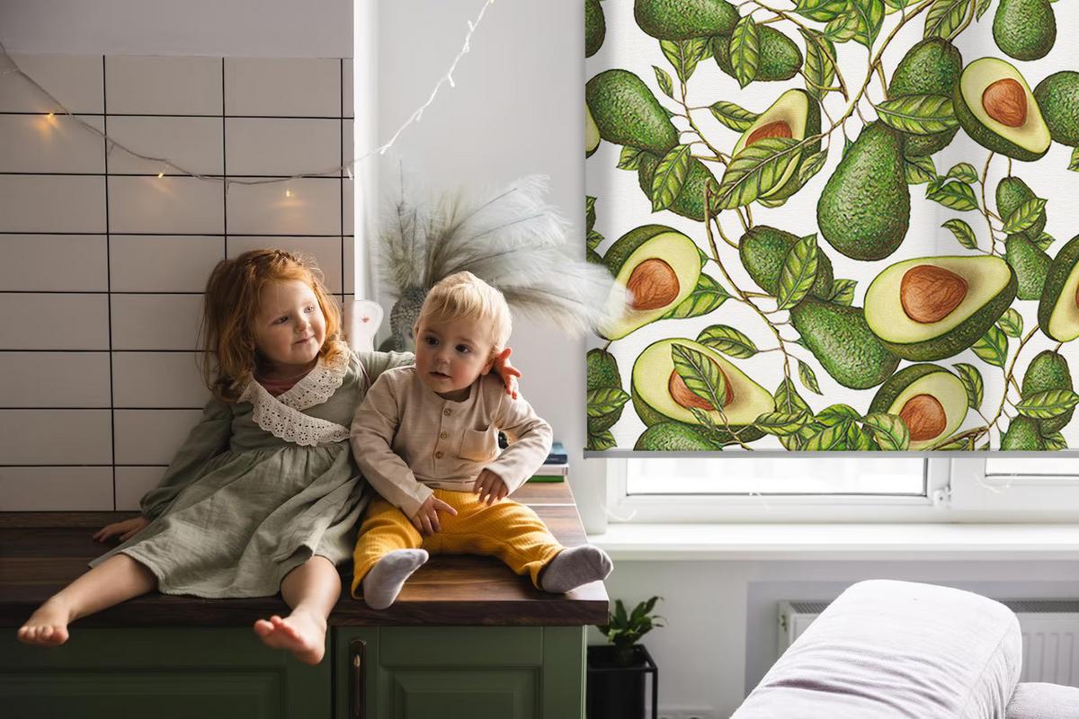 INNENROLLO - Fensterrollo - Rollo - 150x140 cm - Avocado - Grün, Kunststoff (150/140/0.5cm) - TULUP