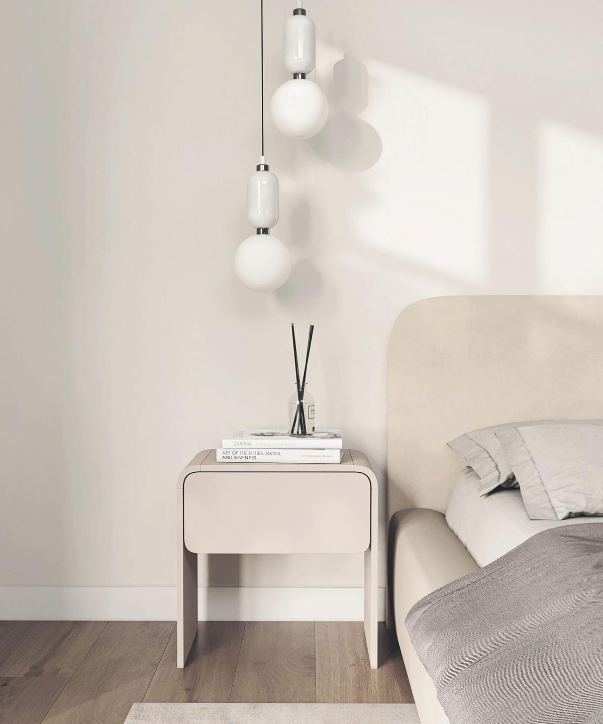 NACHTTISCH Lummo Kaschmirgrau 50 cm - Taupe, Holzwerkstoff (50/51.5/35cm) - Selsey