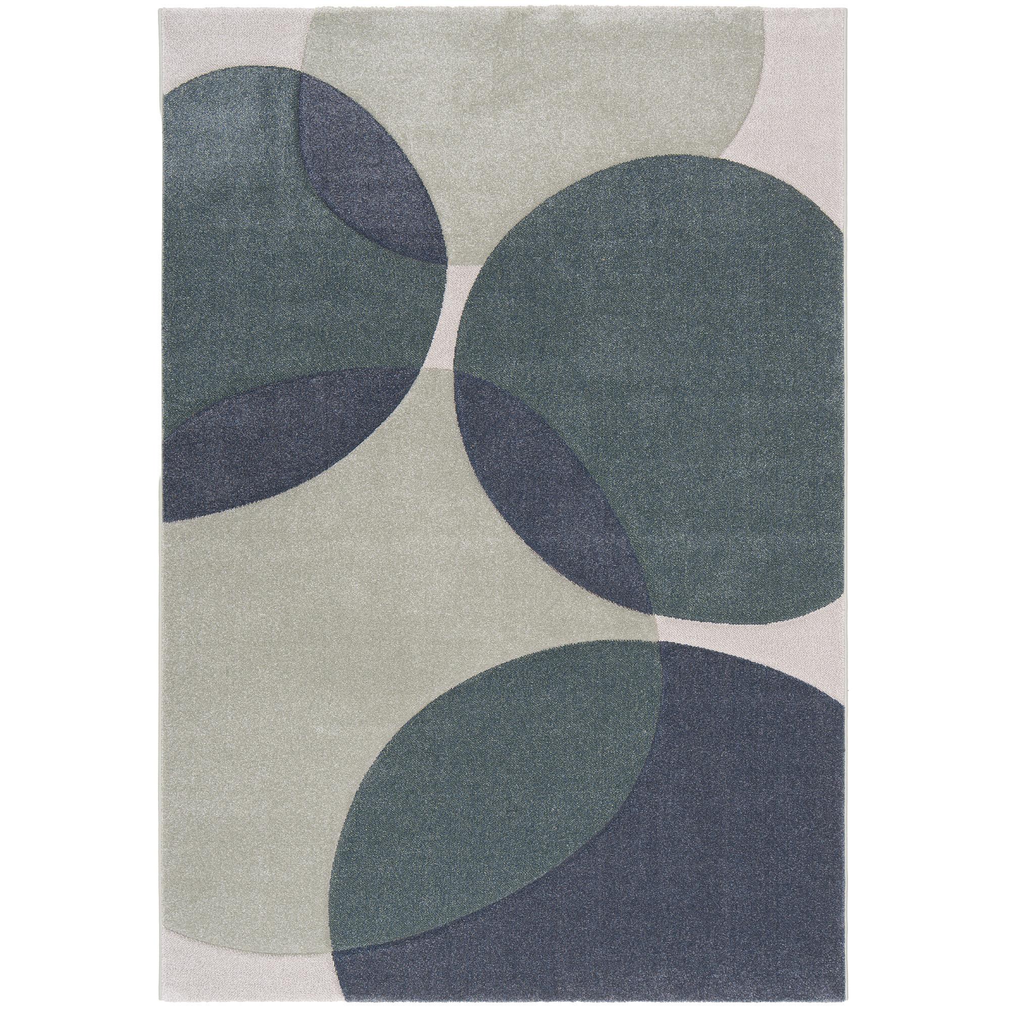 DESIGNER TEPPICH MAUI MODERN - Blau, Textil (80/150cm) - Pergamon