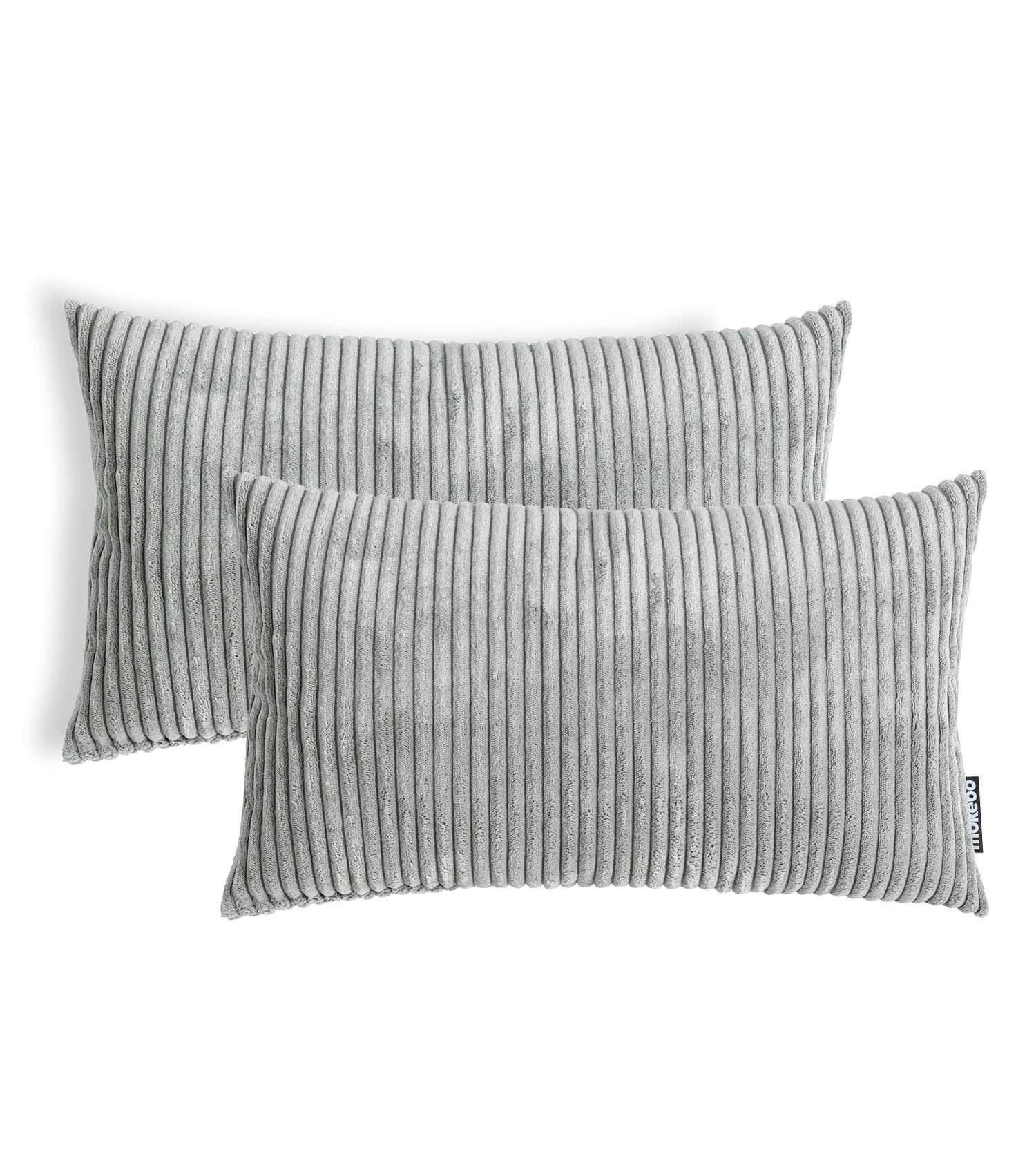 SOFAKISSEN Rest 2er-Set - Grau, Textil (40/60cm) - Mokebo