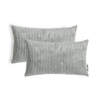 SOFAKISSEN Rest 2er-Set - Grau, Textil (40/60cm) - Mokebo