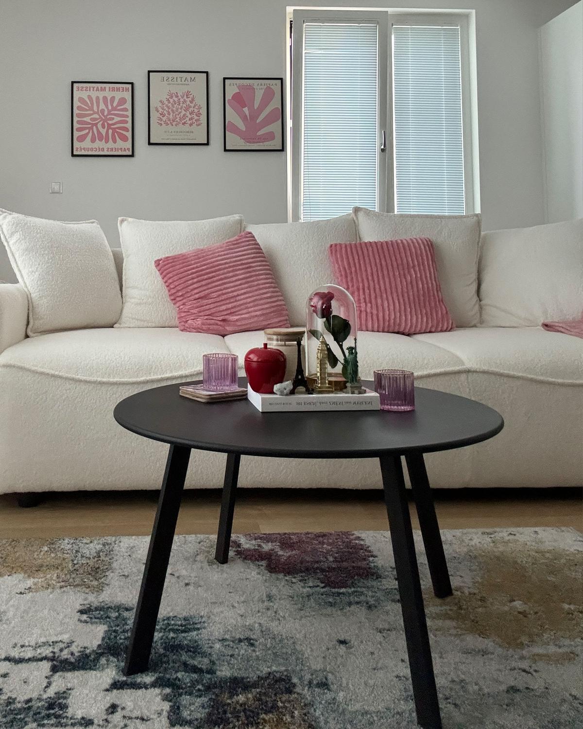 3-SITZER-SCHLAFSOFA Bouclé cremeweiß mit Stauraum Krama - Schwarz/Weiß, Textil (225/87/99cm) - Beliani