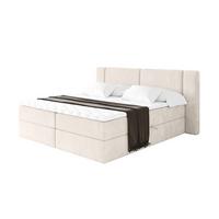 BOXBETT mit Matratze H4 - EVON - 180x200 cm Beige - Beige, Holzwerkstoff (180/200cm) - ALTDECOR