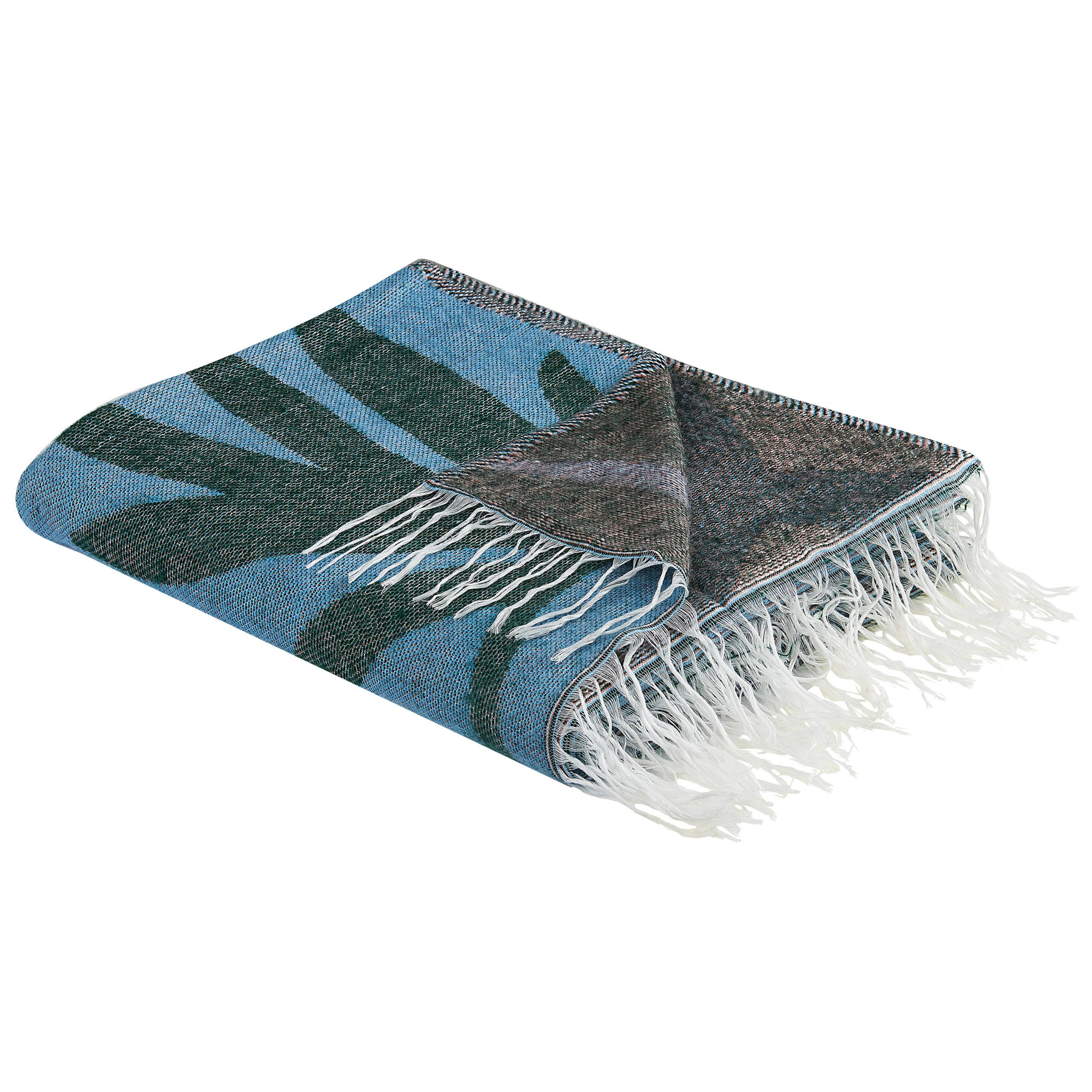 DECKE Blau Limgha 130/170 cm - Blau, Textil (130/170cm) - Beliani
