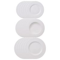 TELLER-SET White Pearl weiß 18-tlg. - Weiß, Keramik (2/2/2cm) - Villeroy & Boch