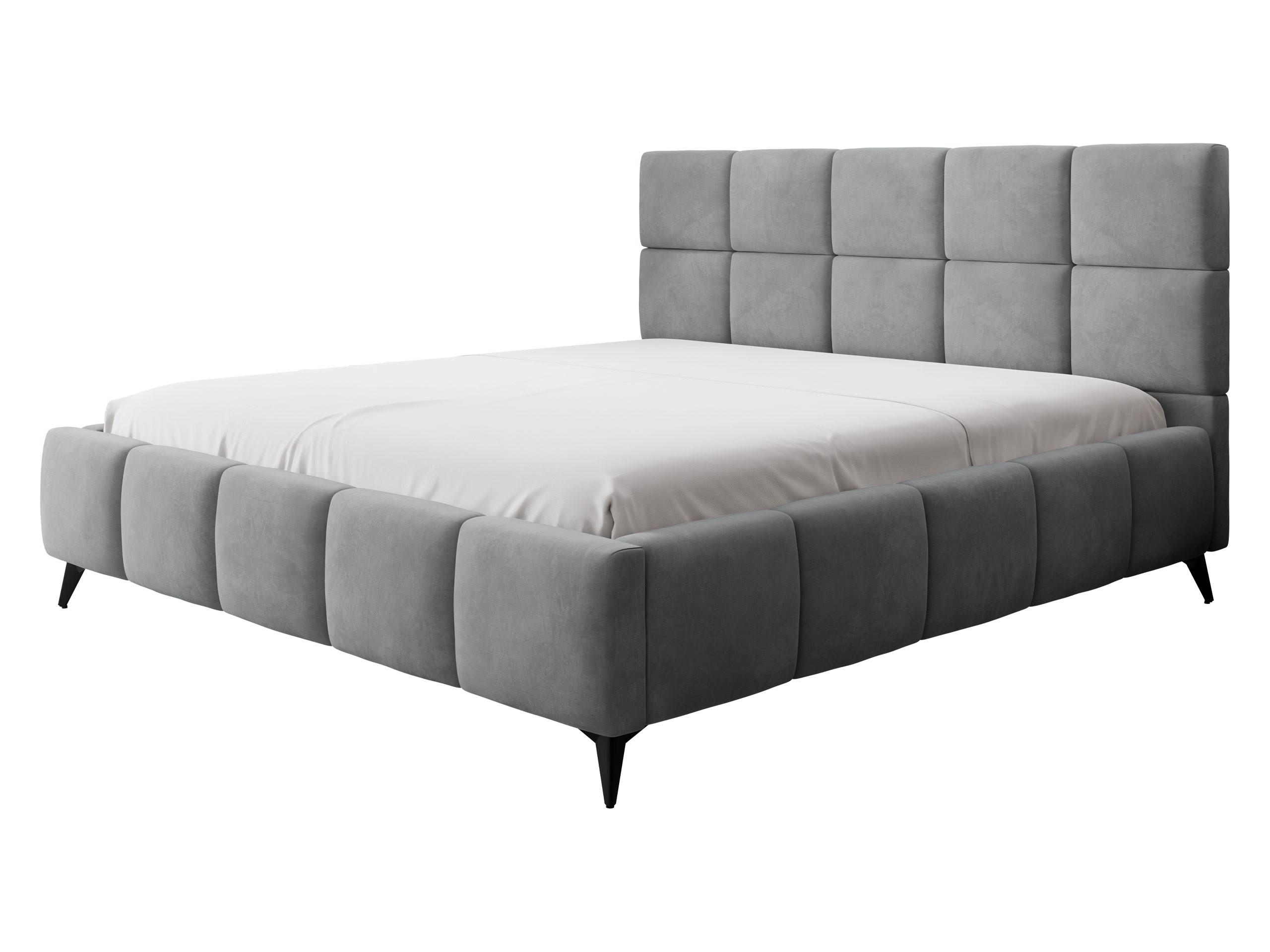 POLSTERBETT Amber - Schwarz/Naturfarben, Holzwerkstoff/Textil (140/200cm) - MIRJAN24